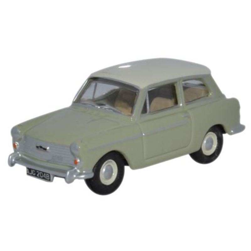 Austin A40 MkII Glen Green - Snowberry White - 1:76 Sca