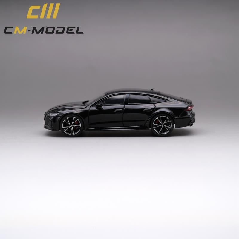 CM Model 1/64 Audi  RS7 Sportback 2022 Black