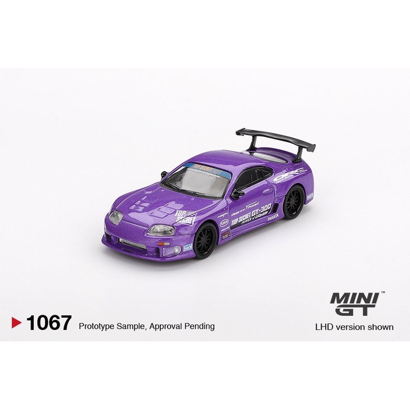 [ETA:  Dec 2025 ] Mini GT 1/64 Toyota Supra (A80) Top Secret GT-300 Top Secret Purple