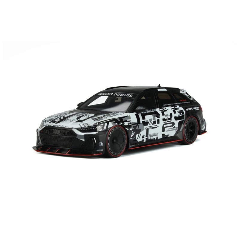 GT Spirit 2020 Audi RS6 Avant C8 Jon Olsson's Leon Black & White Camo 1:18 Resin
