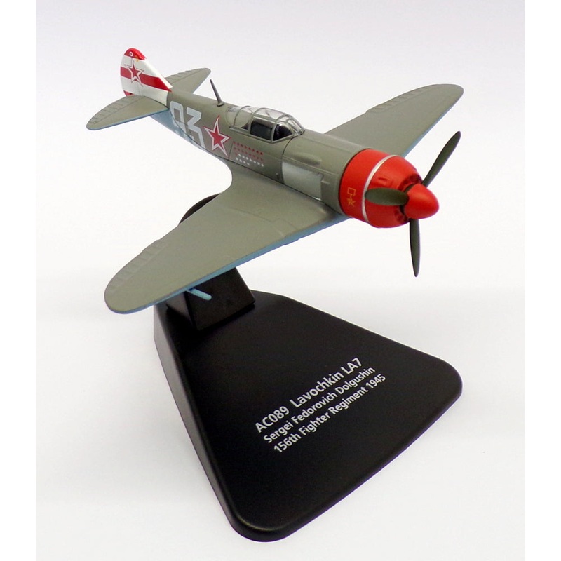 Oxford Diecast 1/72 Scale AC089 - Lavochkin LA7 - 156 Reg S.F.Dolgushin 1945