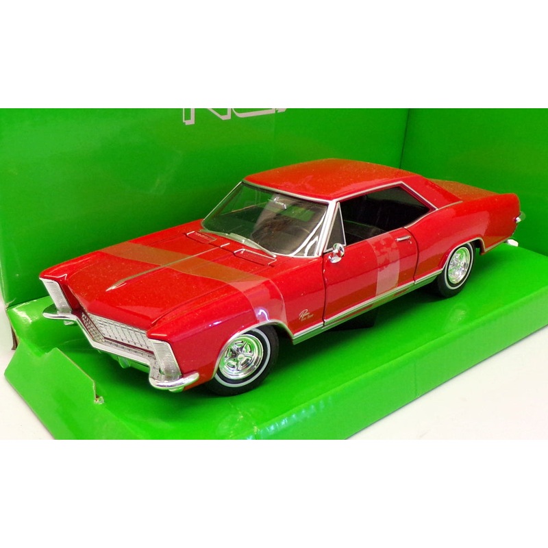 Welly 1/24 Scale 24072W - 1965 Buick Riviera Gran Sport  - Red