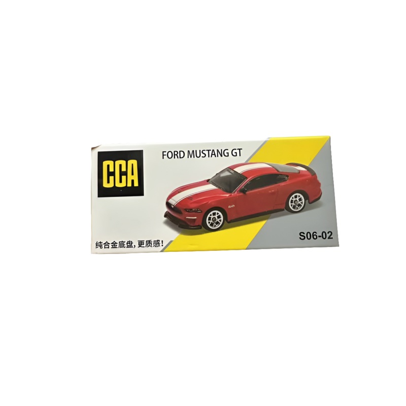 CCA Ford Mustang GT Red/White 1:64 Scale Diecast
