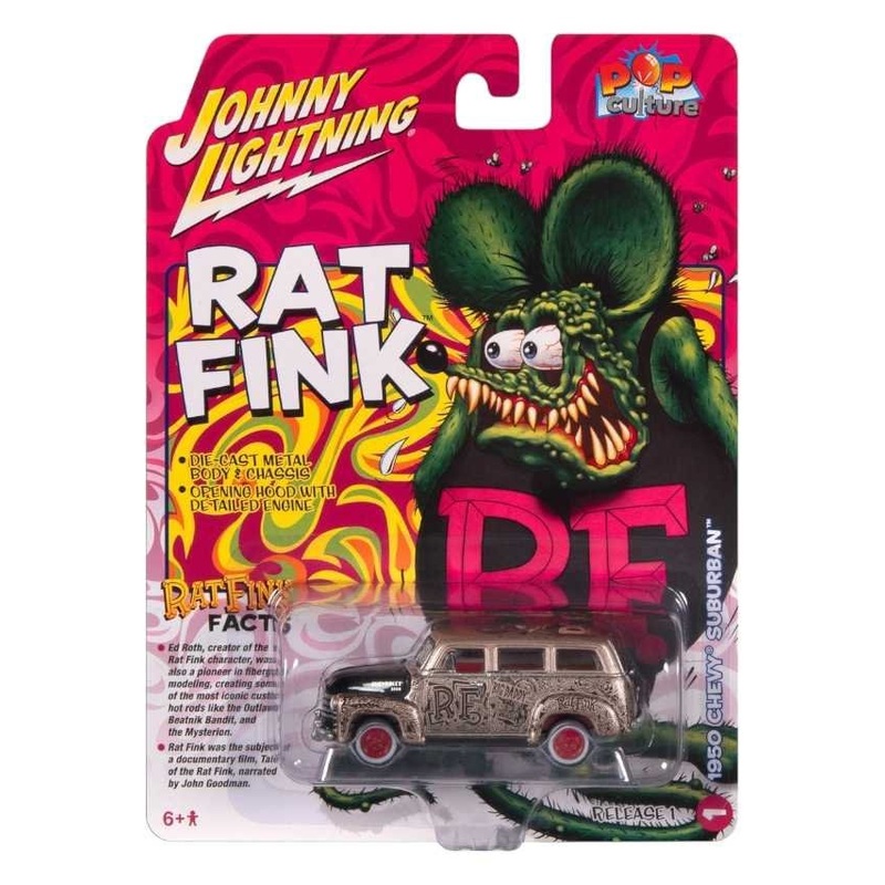 Exclusive Johnny Lightning 1950 Chevy suburban