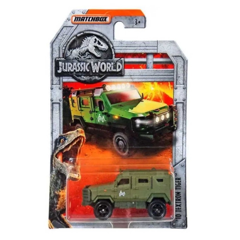 Matchbox Jurassic World 10 Textron Tiger (Blister Damage) Mainline Imported 1:64 scale