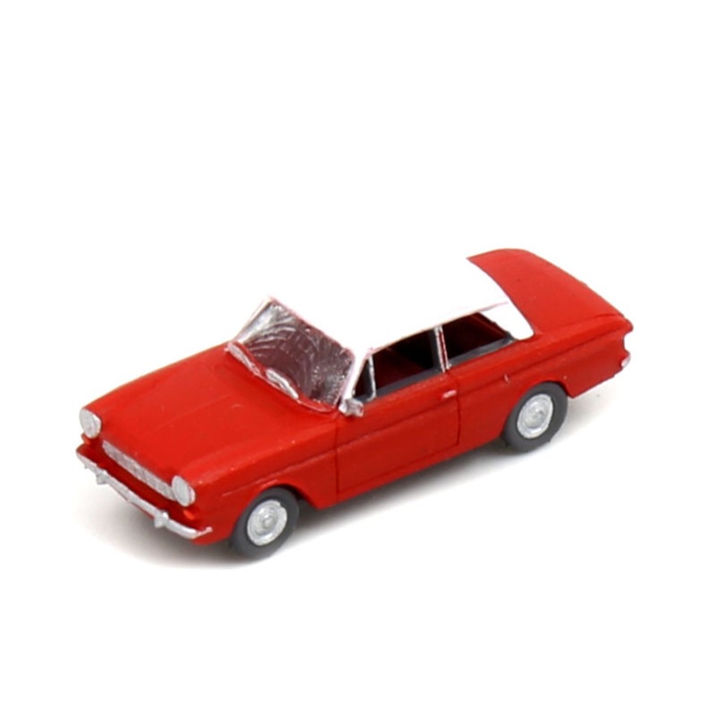 Ready-made model car Ford Taunus 12M (P4)  Red-White