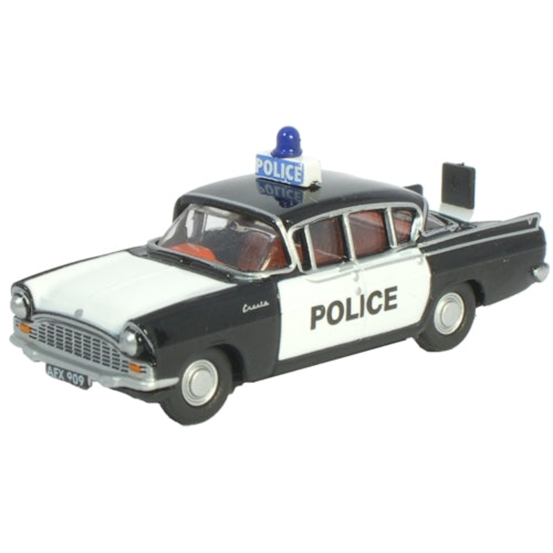 Vauxhall Cresta Black Police Car - 1:76 Scale