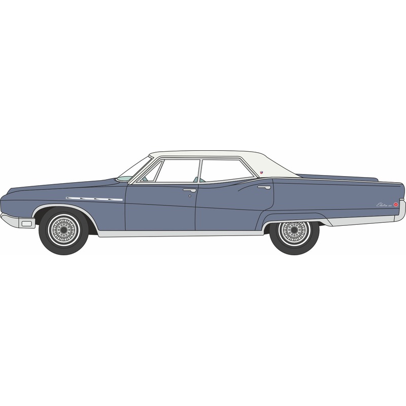 1968 Buick Electra 225 Medium Teal Blue Mist/Parchment 1:87