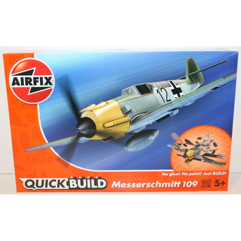 Airfix J6001 - Quickbuild - Messerschmitt 109 - No Glue No Paint Just Build