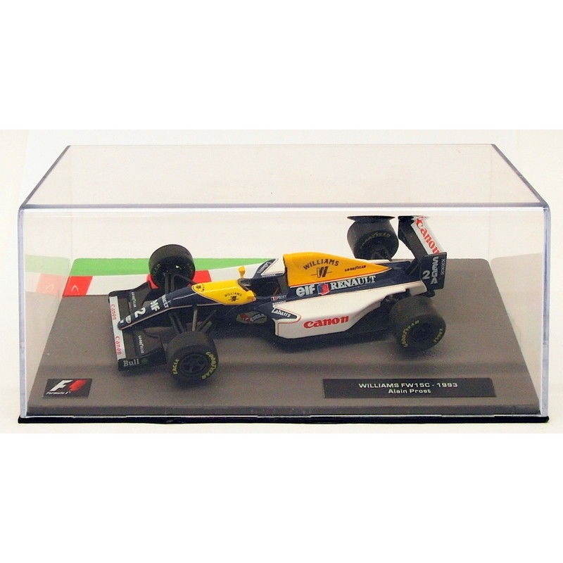 Altaya 1/43 Scale Model Car 21318A - F1 Williams FW15C 1993 - Alain Prost
