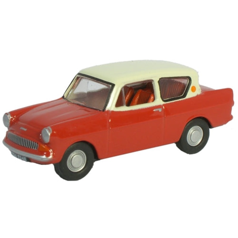 Anglia Maroon - Cream Roof - 1:76 Scale