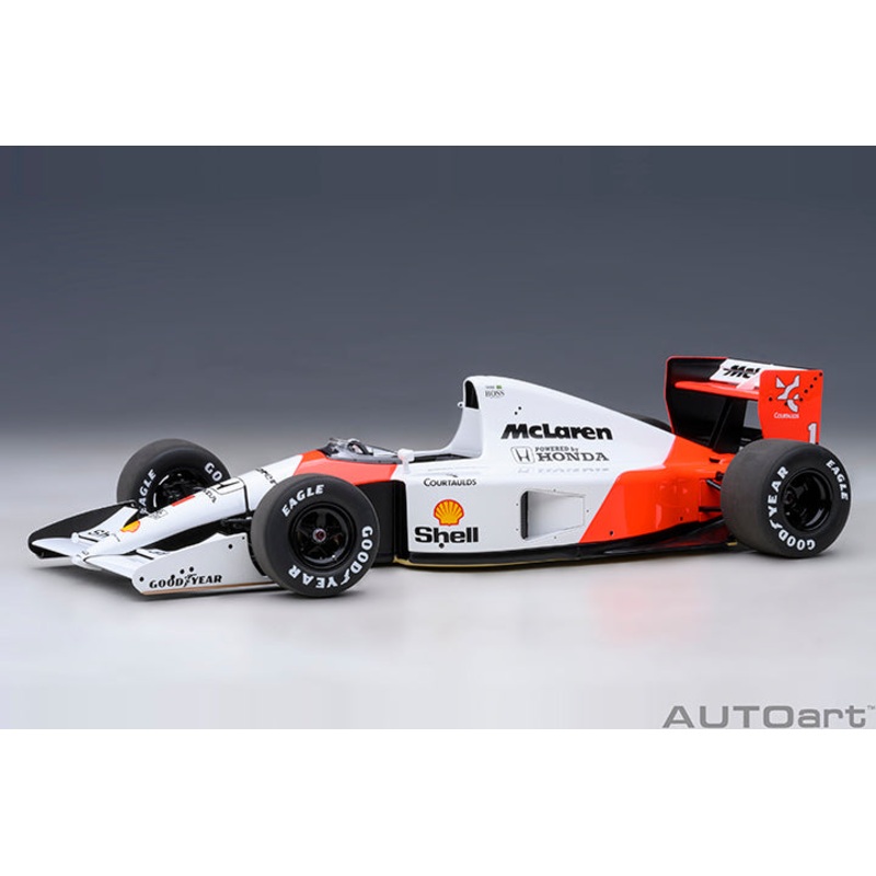 AUTOart Mclaren (w/ Logo) Honda MP4/6 No 1 Japanese GP 1991 Senna 1:18