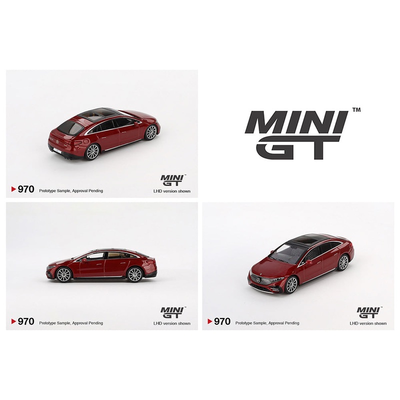 [ETA:  Sep 2025 ] Mini GT 1/64 Mercedes-Benz EQS 580 4MATIC Red Metallic