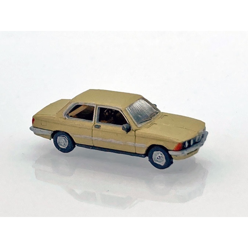 Finished model car BMW 323i  Gold yellow metallic