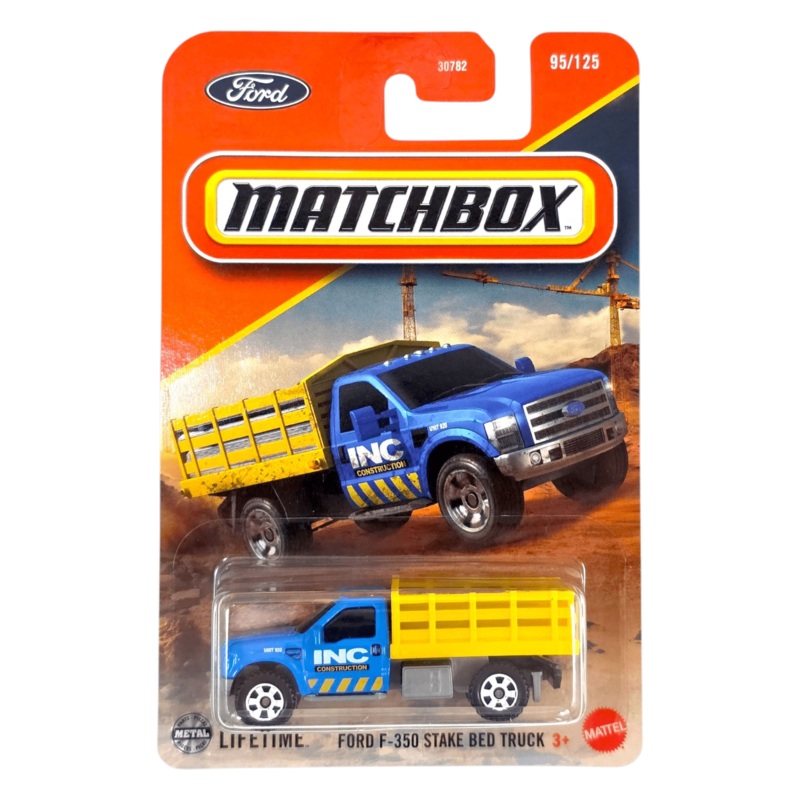 Matchbox F-350 Stake Bed Truck Imported Mainline 1:64 Scale