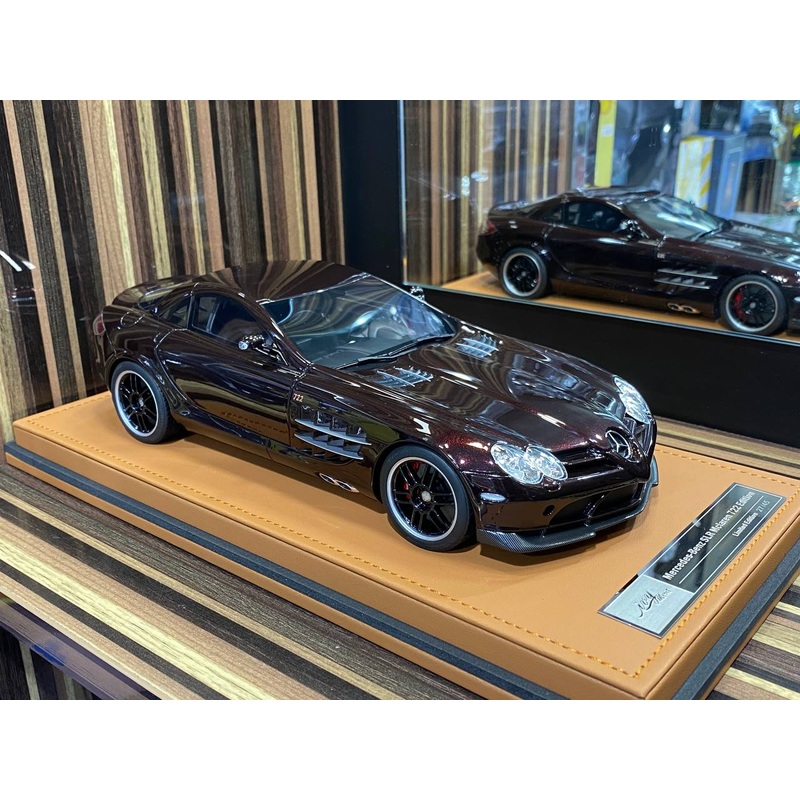 Mercedes Benz SLR Mclaren 722 by Ivy model [ Metallic brown| 1/18 | Resin| Limited Edition]