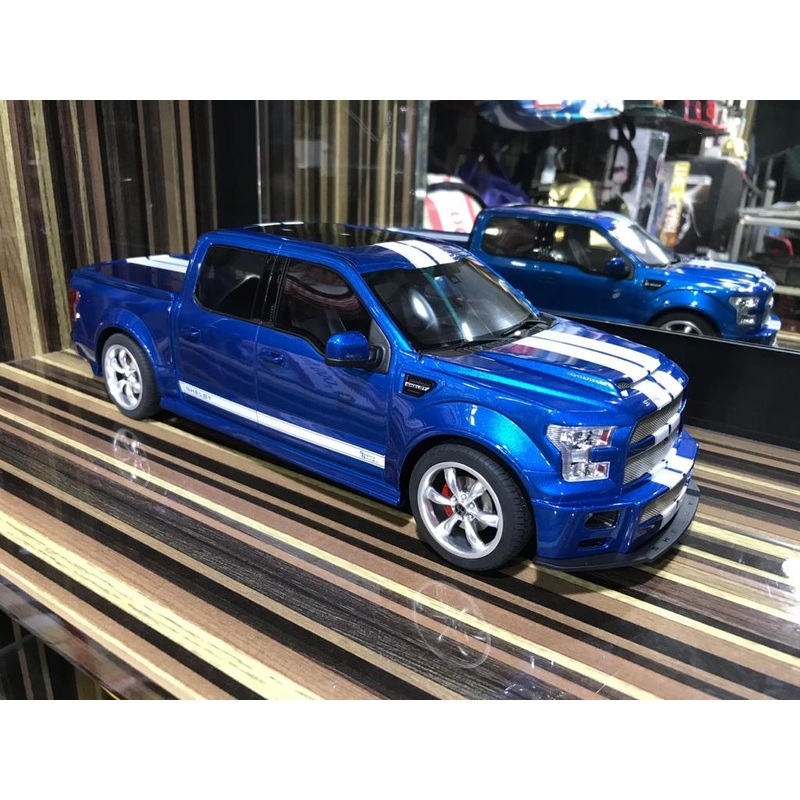 1/18 Diecast Ford F-150 Shelby Blue GT Spirit Scale Model Car
