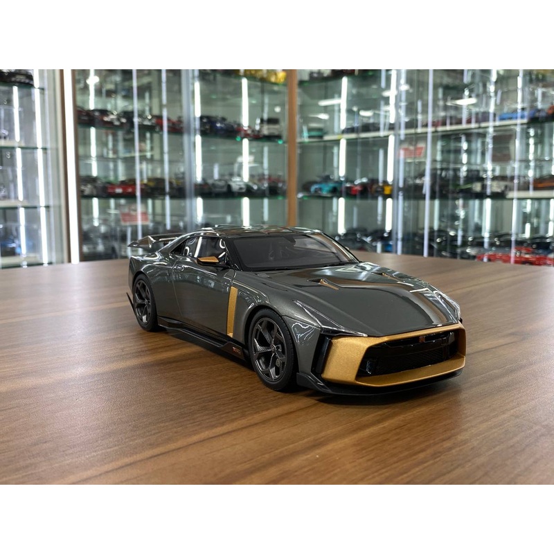 1/18 Resin Nissan GT-R50 BY ITALDESIGN 2018 Grey metallic/ Copper  Limited 1400