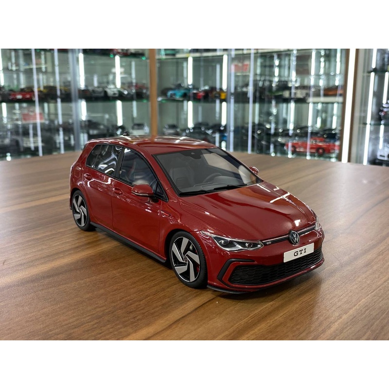 1/18 Resin Otto MobileVolks Wagen Golf GTI  MK8 2021 Red Limited 3000 pcs