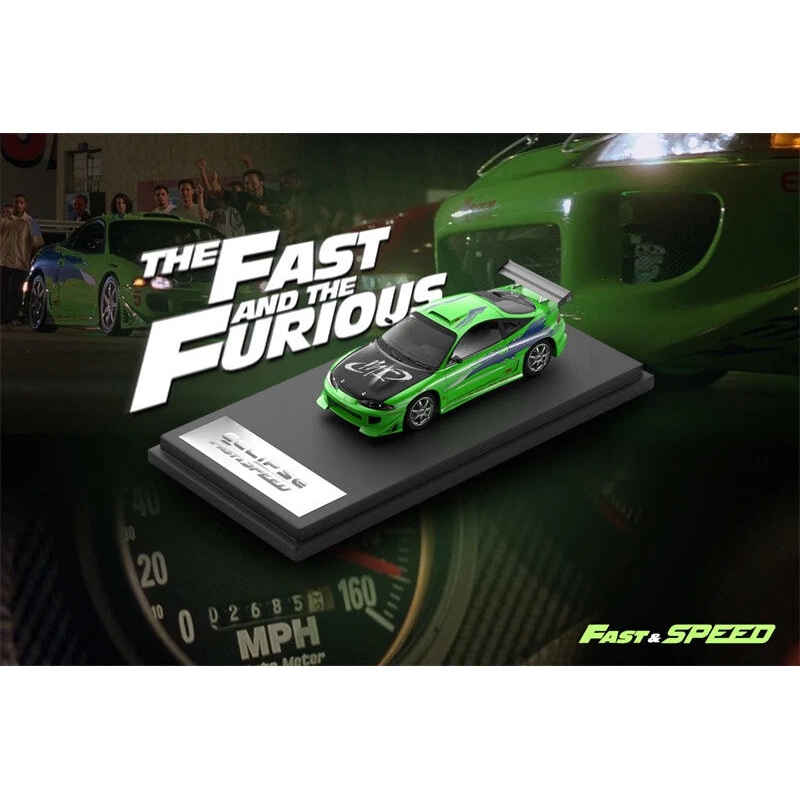 Fast Speed 1/64 Eclipse D30 Robocar Modified - FnF Green Livery