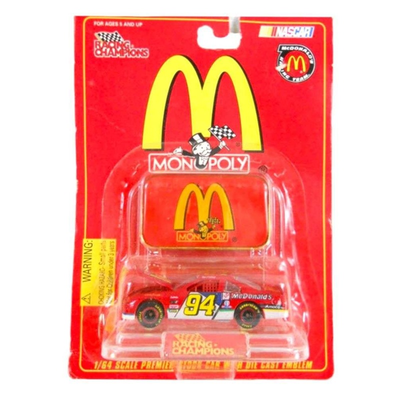 Racing Champion 1:64 94 McDonald's Monopoly 1996 Ford Thunderbird