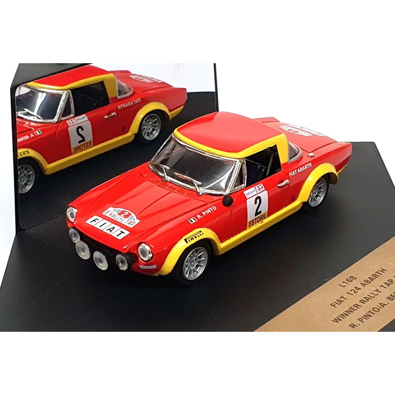 Vitesse 1/43 Scale L168 - Fiat 124 Abarth #2 Winner Rally Tap 1974