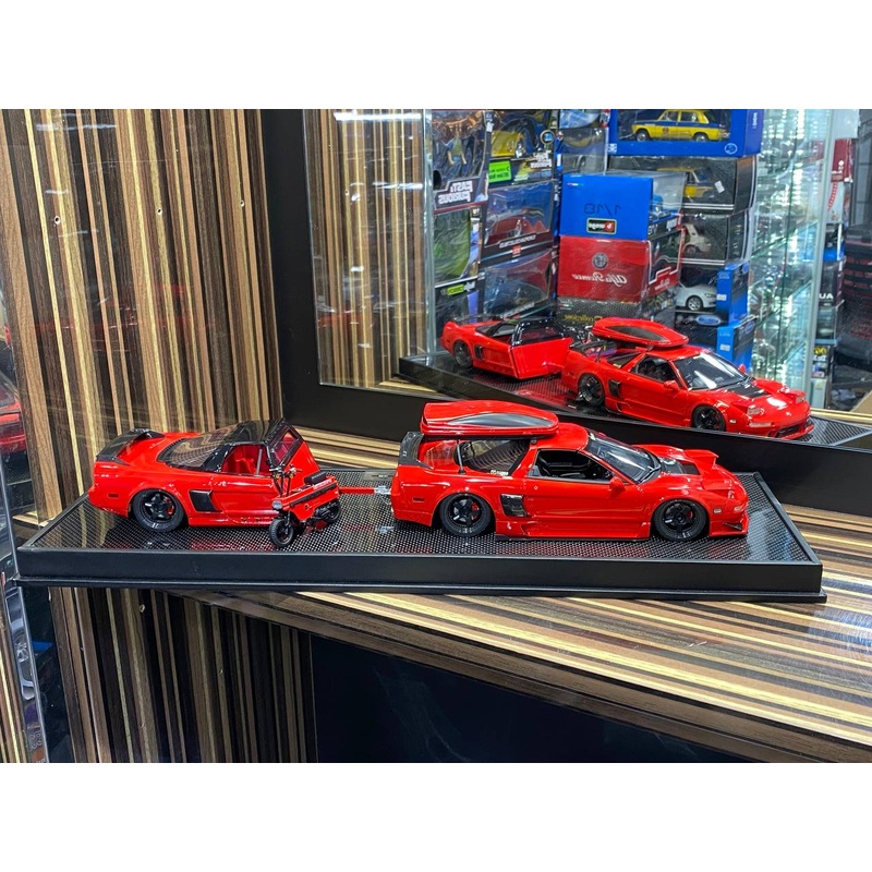 1/18 Diecast Honda Nsxtra Chri Cut Red by Error Models Miniature car