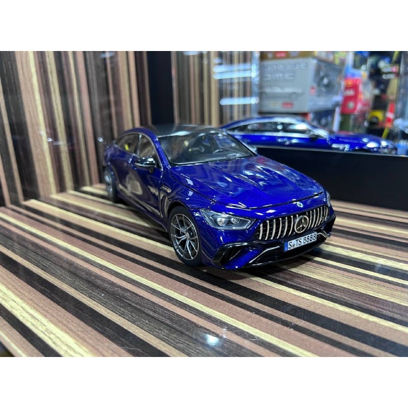 1/18 Diecast Mercedes-Benz GT 63 S 4Matic 2021 Blue Norev Scale Model Car