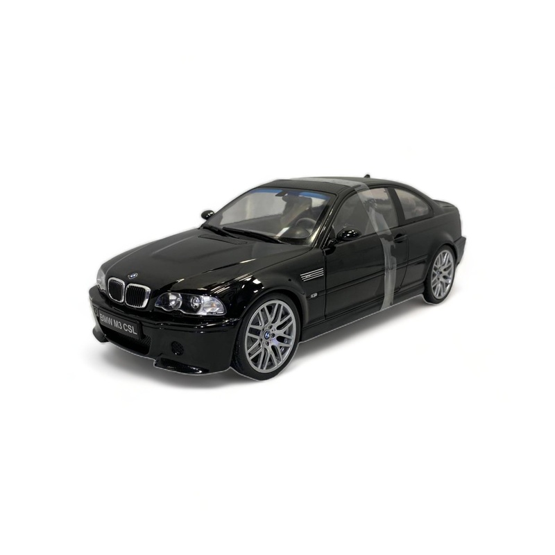 1/18 Solido BMW E46 CSL (2003) - Metal Diecast, Sleek Black