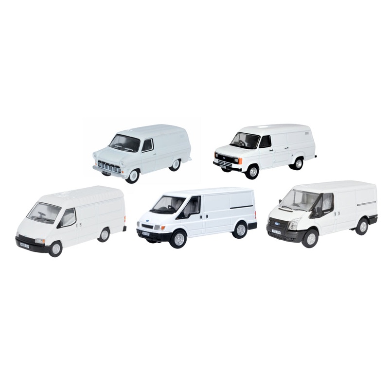 5 Piece Ford Transit Set (1/2/3/4/5) 1:76
