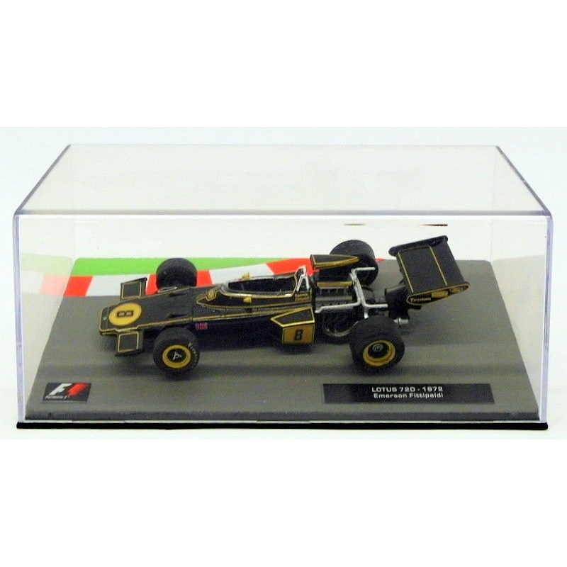 Altaya 1/43 Scale Model Car 23318D - F1 Lotus 72D 1972 - Emerson Fittipaldi