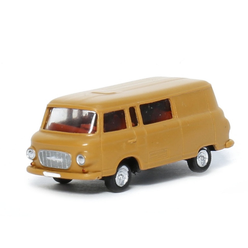 Car Barkas B1000 Semi-Bus brown