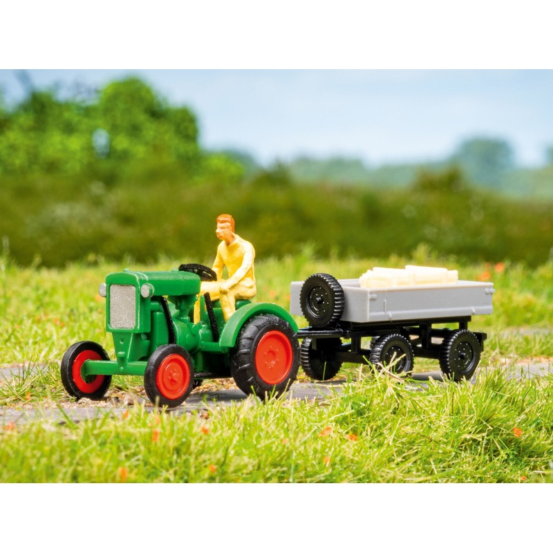 Deutz tractor F1M414 with trailer kit
