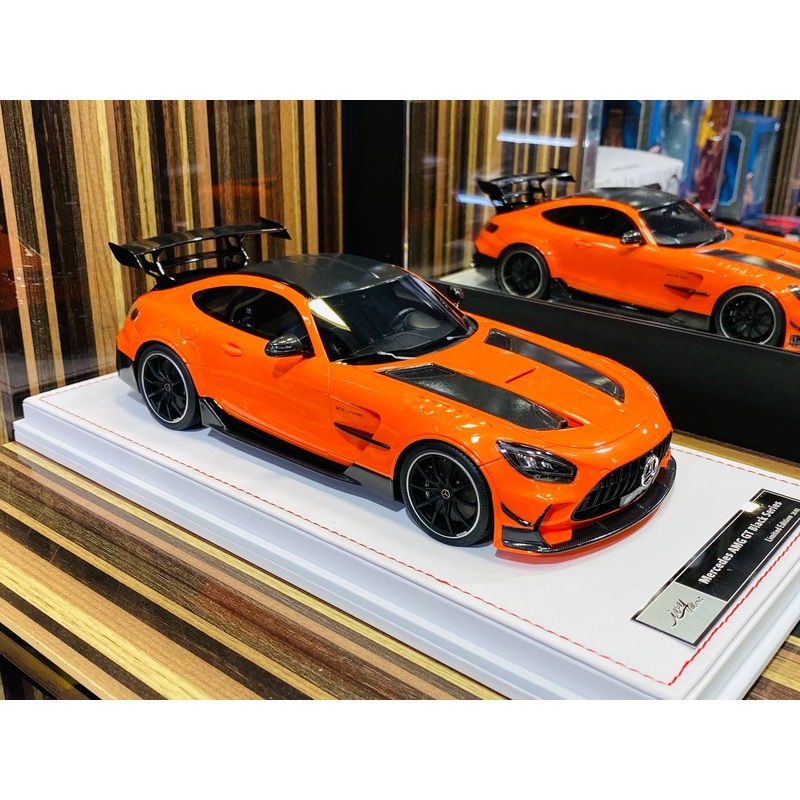 Mercedes-Benz AMG GT Black Series Resin Magma Beam Orange | 1/18 by IVY Models