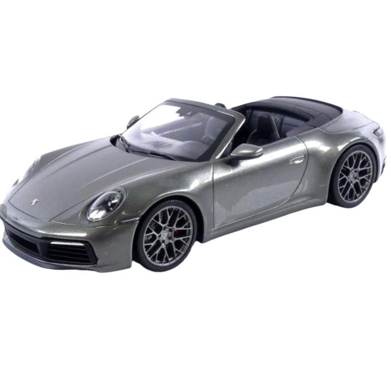 Minichamps 2019 Porsche 911 992 Carrera 4S Cabriolet Aventurine Green Metallic 1:18 SEALED