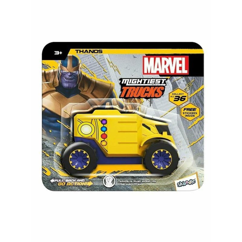 Skoodle Marvel Pull-Back Thanos mightiest trucks