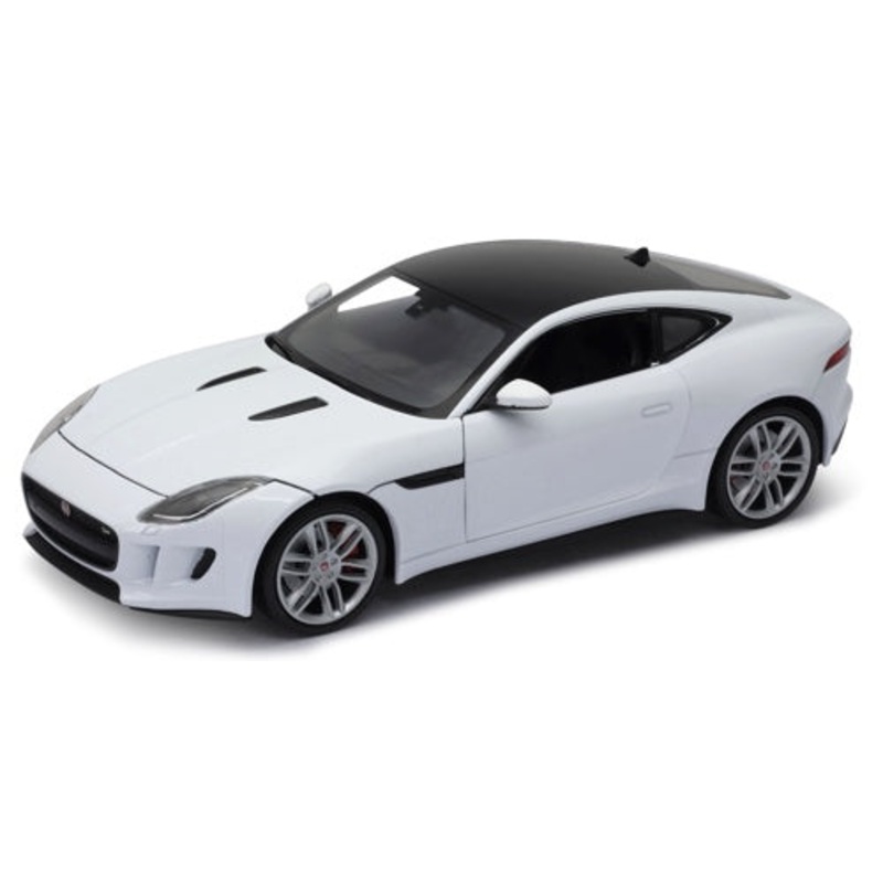 Welly Jaguar F Type White - 1:24 Scale