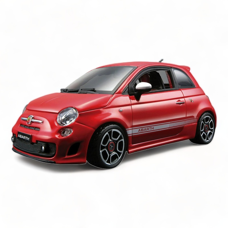 1/18 Diecast Abarth 500 Red Bburago Scale Model Car