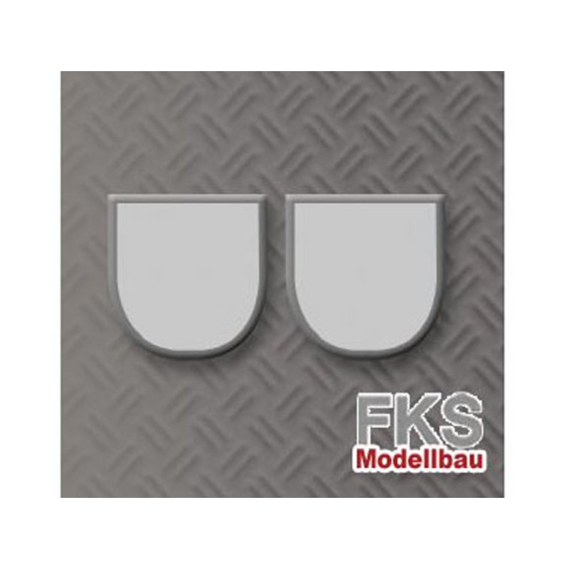 Etched parts for the cross plates of Bundeswehr vehicles