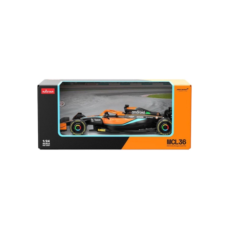Rastar Mclaren MCL36 2022 Emilia Romagna Grand Prix 1:24 Scale Diecast