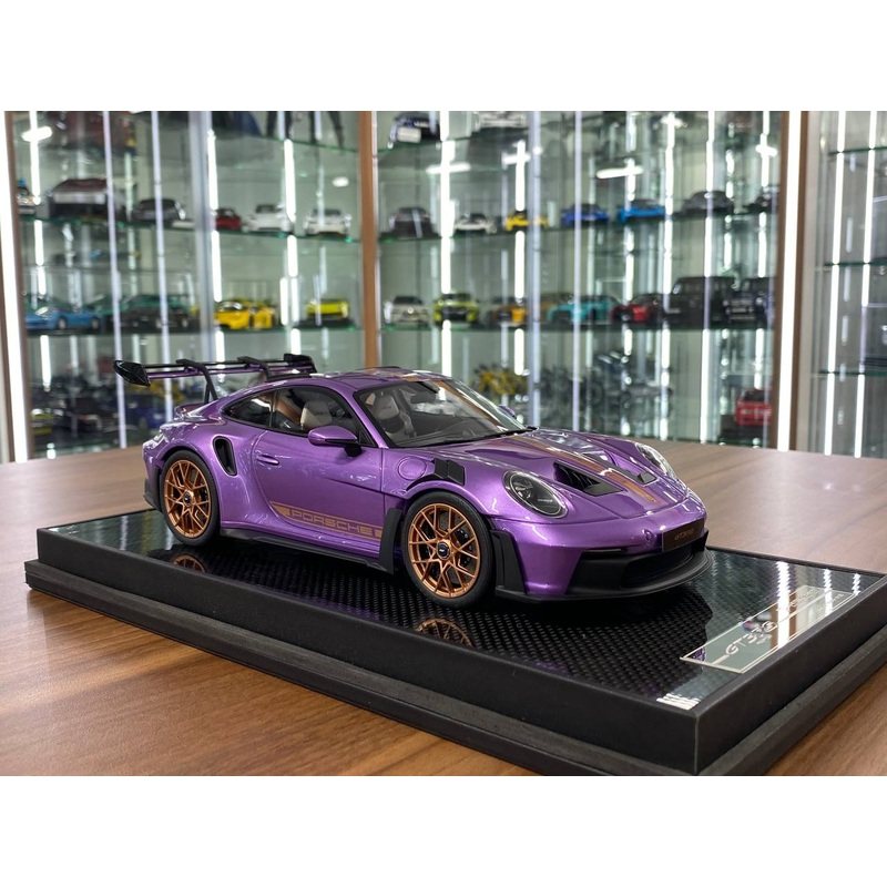 1/18 Resin Model Timothy & Pierre Porsche 911 GT3 RS (992.1) 15th Anniversary Edition - Purple - Limited 25 pcs