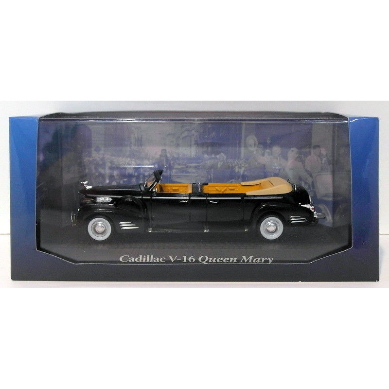 Atlas Editions 1/43 Scale 2 696 612 - Cadillac V-16 Queen Mary - Black