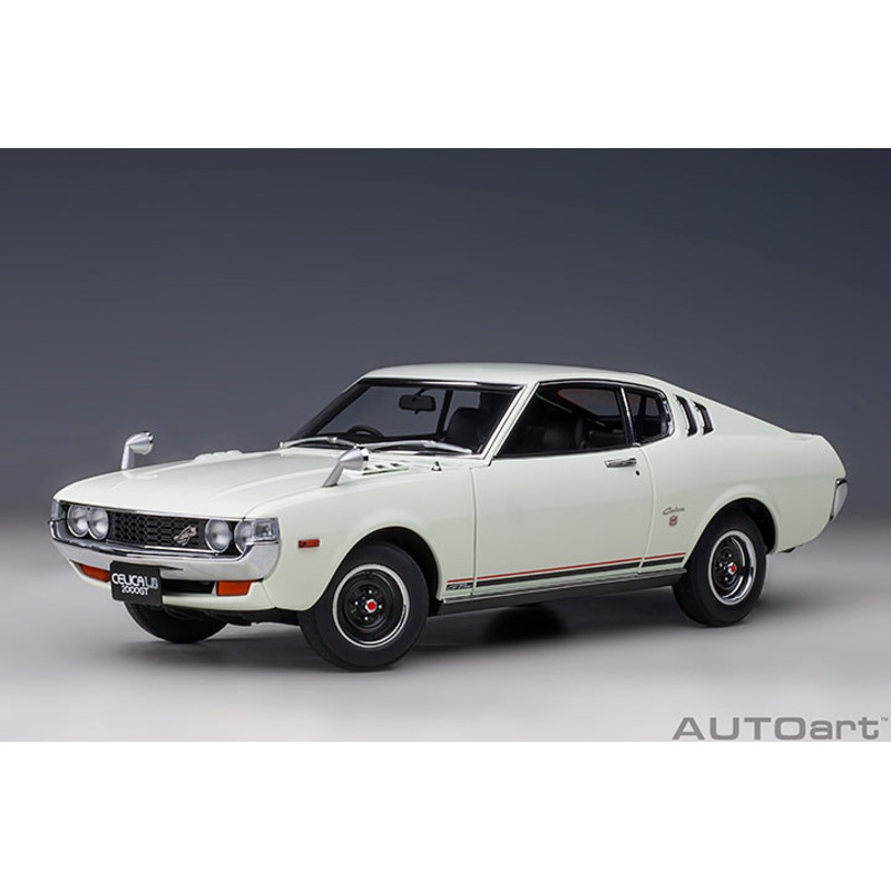 AUTOart 1973 Toyota Celica Liftback 2000GT (RA25) White 1:18