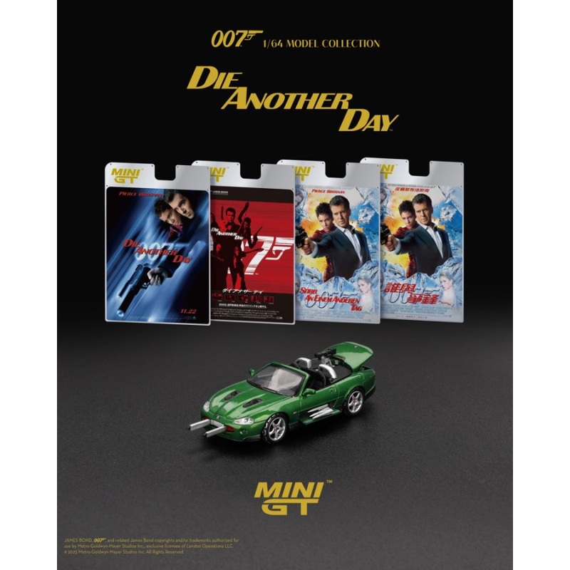 [ETA:  Apr 2026 ] Mini GT 1/64 Jaguar XKR 007 Die Another Day - Blister Packaging