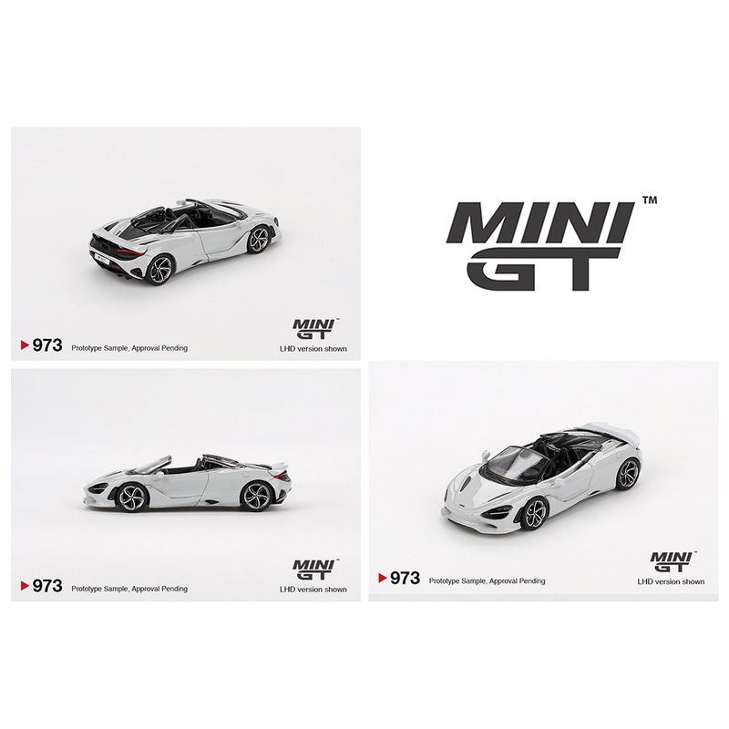 [ETA:  Oct 2025 ] Mini GT 1/64 McLaren 750S Spider Cirrus Grey