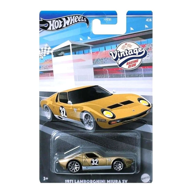 EXCLUSIVE Hotwheels Vintage 1971 Lamborghini Miura Sv