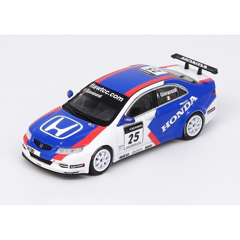 Inno64 1/64 HONDA ACCORD Euro-R (CL7) #25 JAS MOTORSPORT Macau WTCC 2006