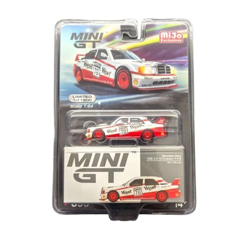 Mini GT Mercedes -Benz 190 E 2.5 - 16 Evolution ll 1991 DTM Lohr no 395