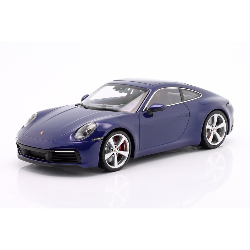 Minichamps 2020 Porsche 911 992 Carrera 4S Bad Boys for Life Gentian Blue 1:18