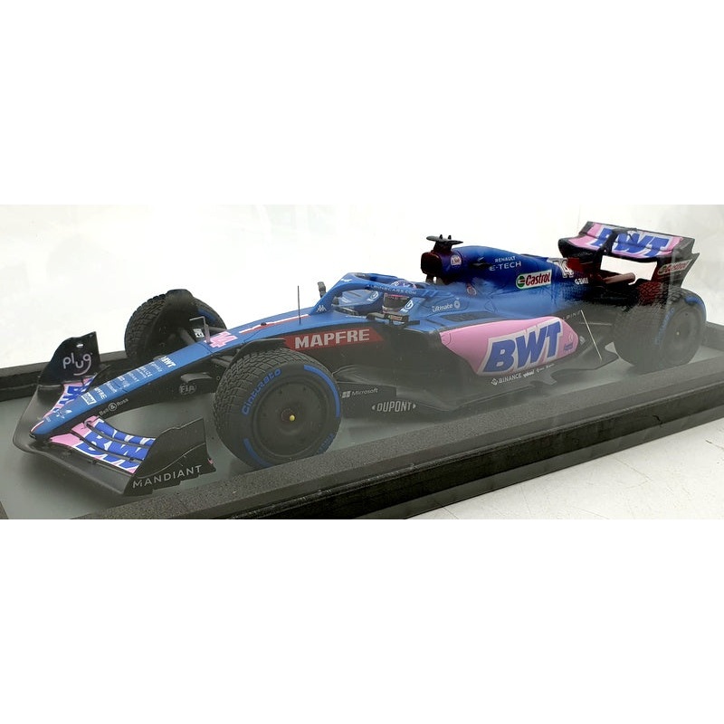Spark 1/18 Scale 18S750 - Alpine A522 BWT F1 2022 Monaco #14 Alonso
